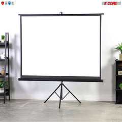 72" 16:9 Pull Down Tripod Projection Screen - The Big Screen Store