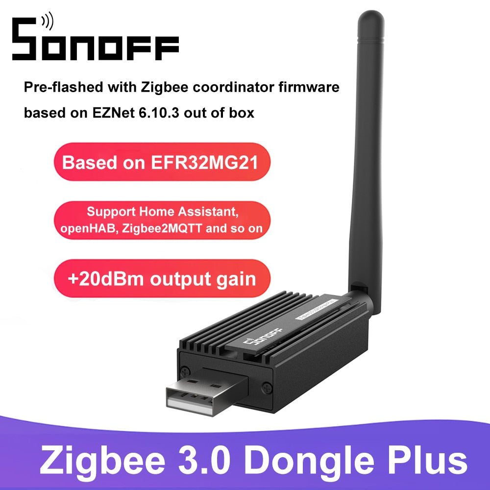 SONOFF ZBDongle-E USB Zigbee 3.0 Coordinator - Compatible with Home Assistant and Zigbee2MQTT - The Big Screen Store